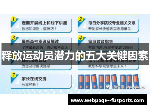 释放运动员潜力的五大关键因素 释放运动员潜力的五大关键因素